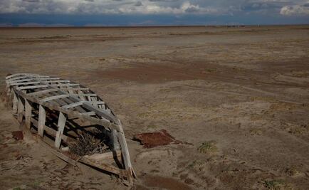 El lago de los Andes que se ha transformado en desierto