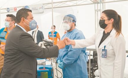 Autoridades de Guanajuato refuerzan estructura médica