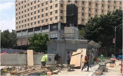 Instalan escultura de la Joven de Amajac en Paseo de la Reforma