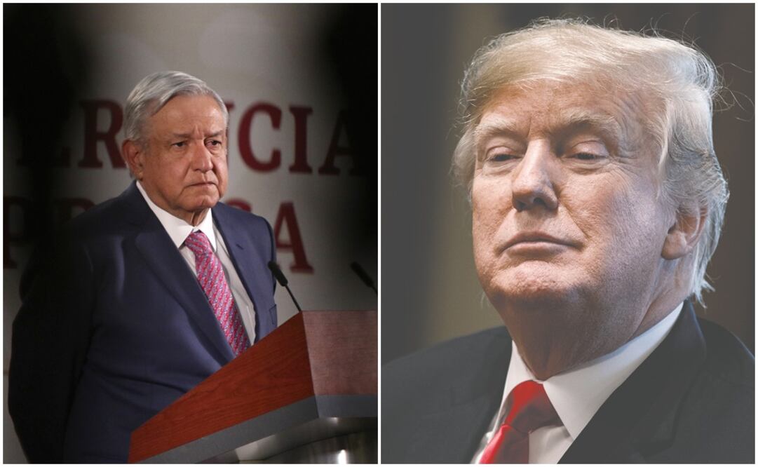 Andrés Manuel López Obrador, presidente de México - Foto: Carlos Mejía/EL UNIVERSAL & Donald Trump, presidente de los Estados Unidos - Foto: Evan Vucci/AP