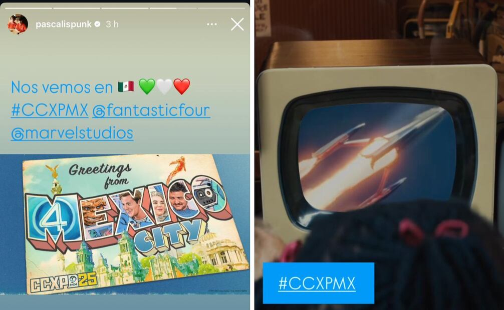 l actor compartió una historia en su cuenta de Instagram con el cartel oficial de la CCXP y un mensaje dirigido a sus seguidores.
Foto: Captura de pantalla en Instagram.