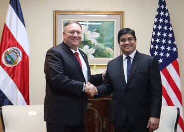 Mike Pompeo alaba alianza con México para bloquear paso de migrantes