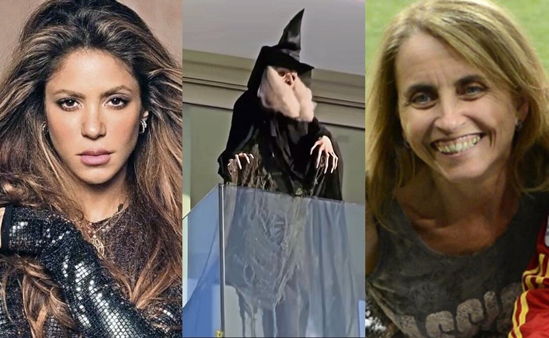 Shakira y su exsuegra Montserrat Bernabeu. Fotos: EFE/RADEK PIETRUSZKA, Archivo El Universal