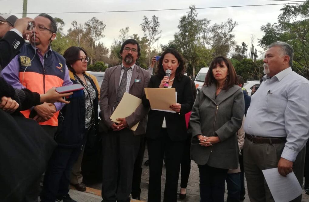 La directora de la Escuela Nacional Preparatoria 9 Pedro de Alba, Gabriela Martínez, insistió en qué no es posible iniciar procedimientos contra maestros sin denuncias formales. Foto: especial