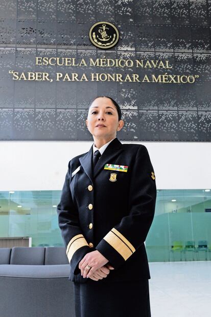 Entrevista Yza Nubia Frías Aguirre | Directora del Centro de Estudios Navales en Ciencias de la Salud. (24/03/2025) Foto: Yaretzy M. Osnaya | El Universal