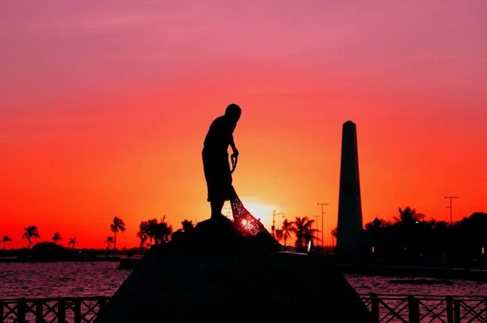 La Fuente del Pescador es uno de los iconos del barrio. Foto: Sectur México