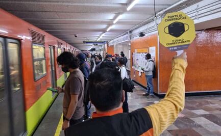 5 recomendaciones para viajar en Metro CDMX ante ola de contagios por Covid-19