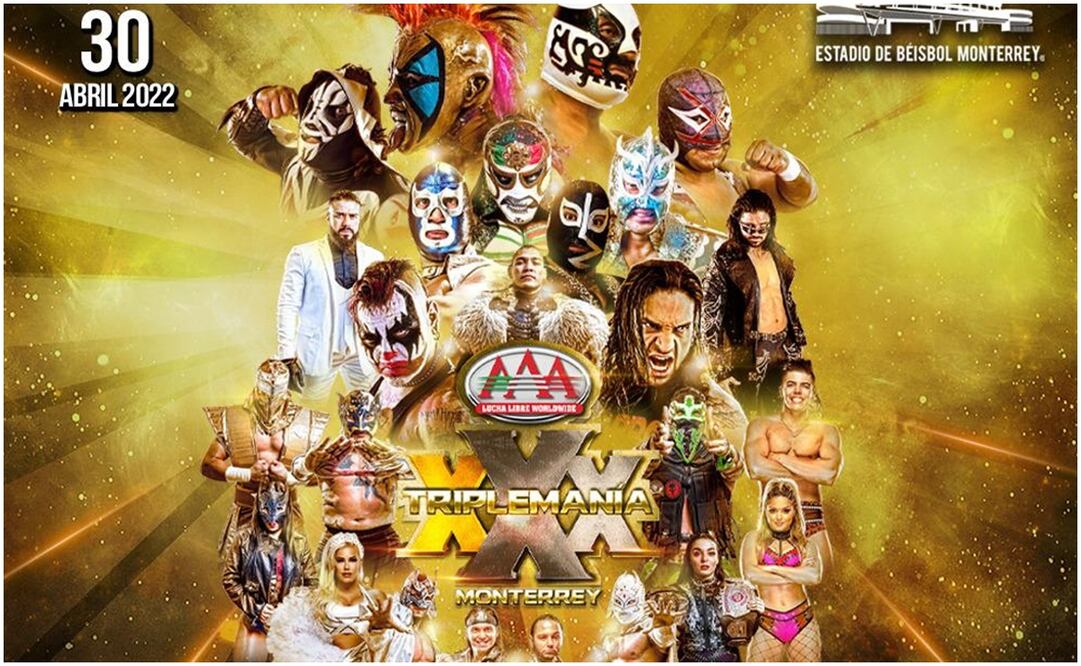 ¿Cuándo y dónde ver Triplemanía 30 parte 1 – Monterrey? / FOTO: @luchalibreaaa