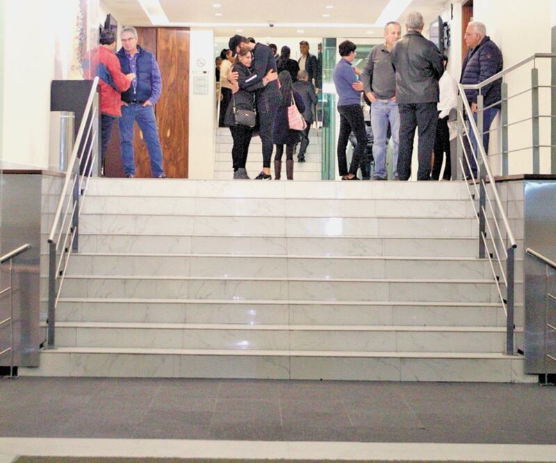 Autoridades y compañeros del gremio acompañaron en el velorio de los actores. FOTOS: GERMÁN ESPINOSA. EL UNIVERSAL