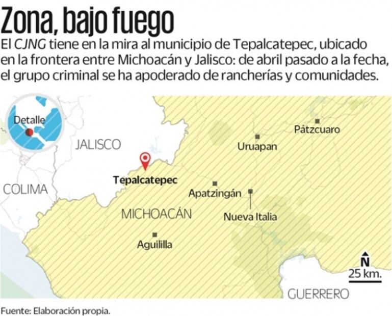 Sufre Tepalcatepec asedio por más de 24 hrs