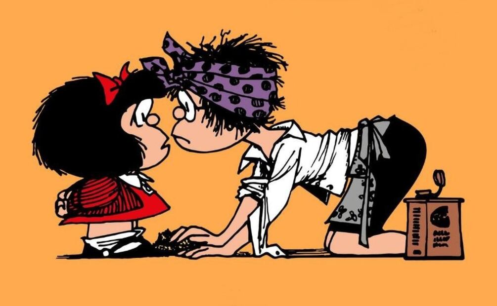 Mafalda y su mamá. Fuente: Instagram @mafaldadigital