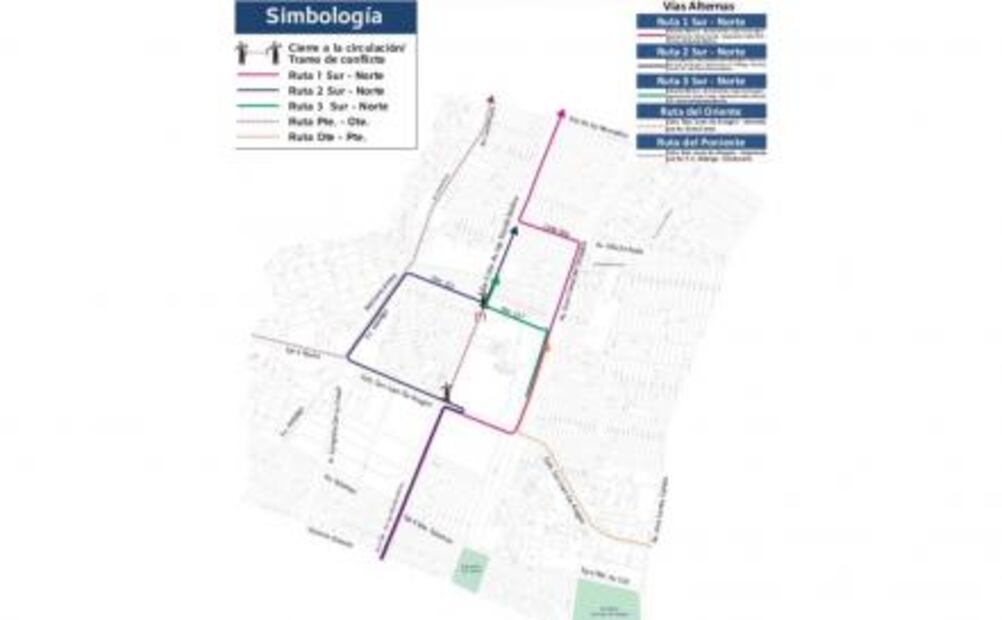 Entérate. Alternativas viales por socavón en Eduardo Molina
