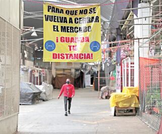 Mercado Jamaica reanuda actividades 