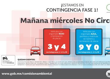 Entérate. ¿Cuáles autos no circulan mañana?