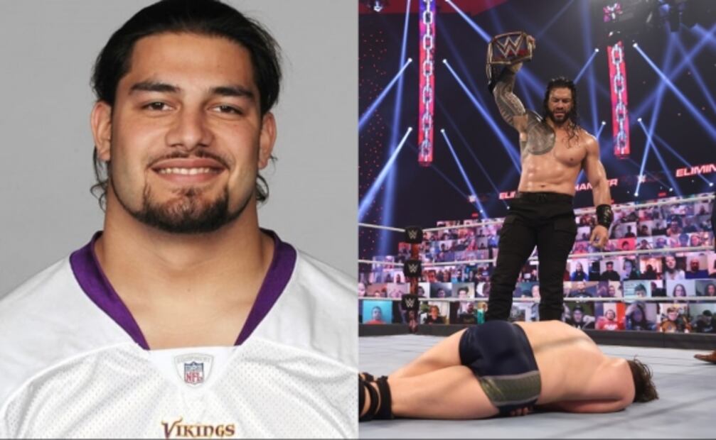 Los luchadores de WWE con pasado en el futbol americano