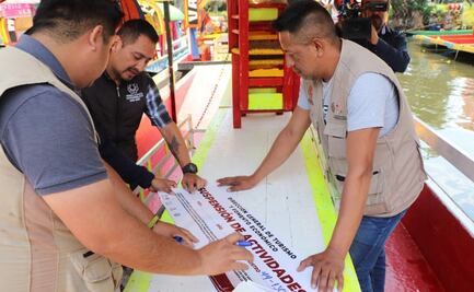 Trajinera involucrada en pelea campal es suspendida de sus servicios por un mes 
