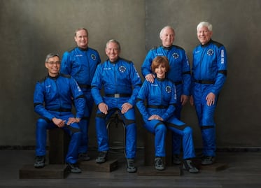 ¡Los tripulantes de la misión Blue Origin ya viajan camino a la frontera espacial! Aquí la transmisión 