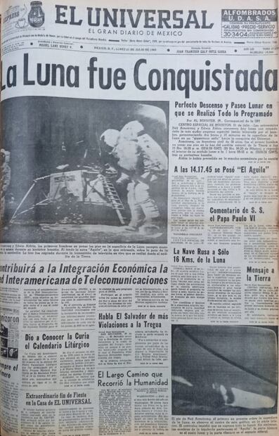 "El relámpago que divide dos épocas": Así fue la llegada del hombre a la Luna narrada por Zabludovsky