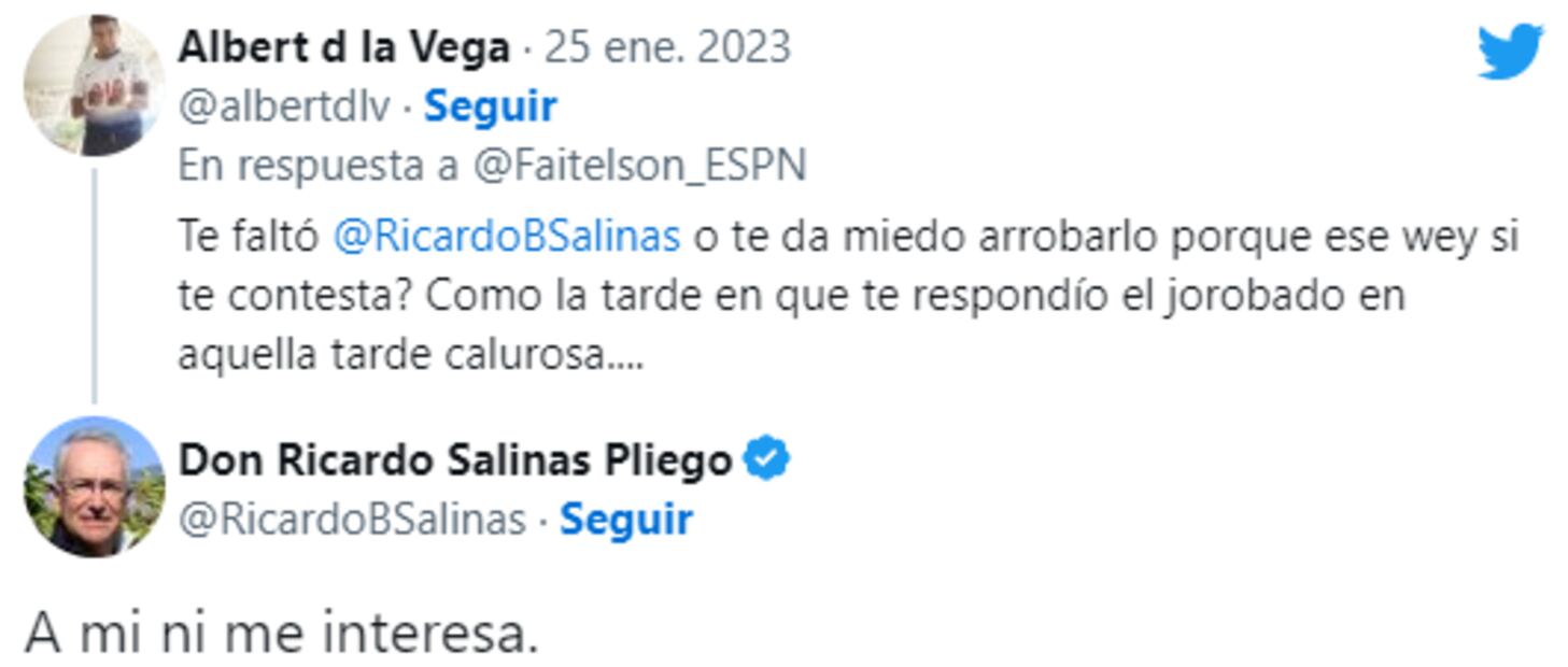 Ricardo Salinas Pliego rechaza interés en el futuro de la Selección Mexicana