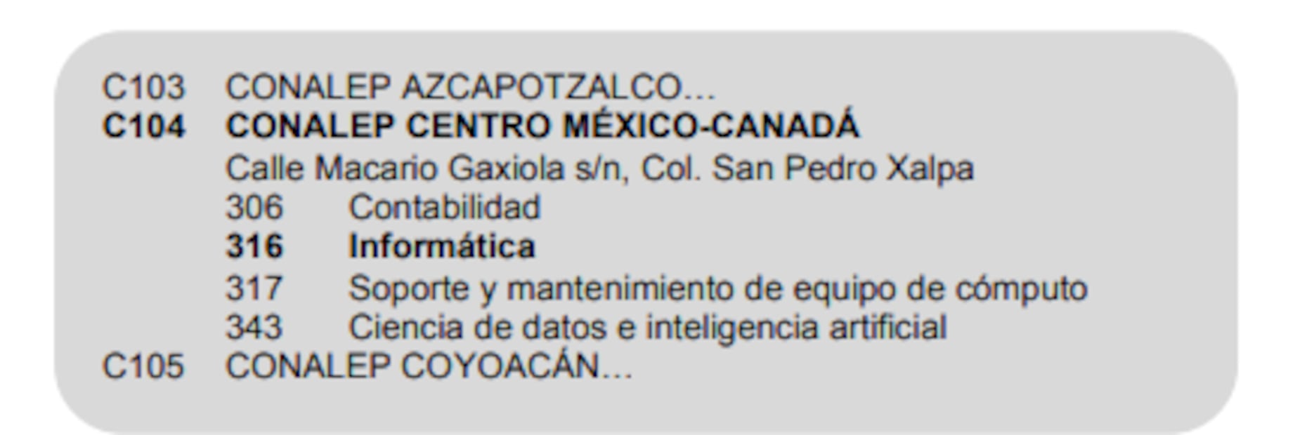 Segunda sección en la Gaceta Electrónica de Resultados. Foto: Instructivo de https://www.miderechomilugar.gob.mx