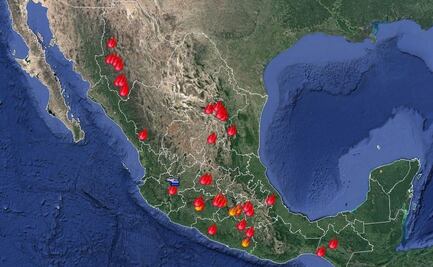 Conafor reporta 41 incendios forestales; 8 están en áreas protegidas