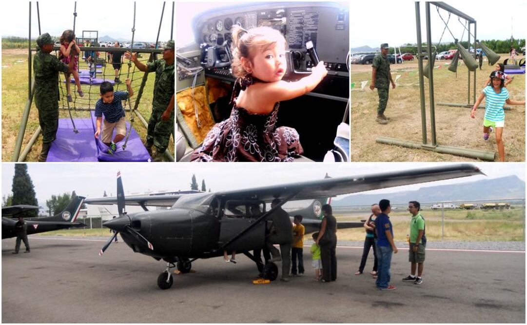 Durante el "Paseo Dominical" niños y adultos pudieron ver más de cerca la labor de la Fuerzas Armadas (Fotos: Especiales)