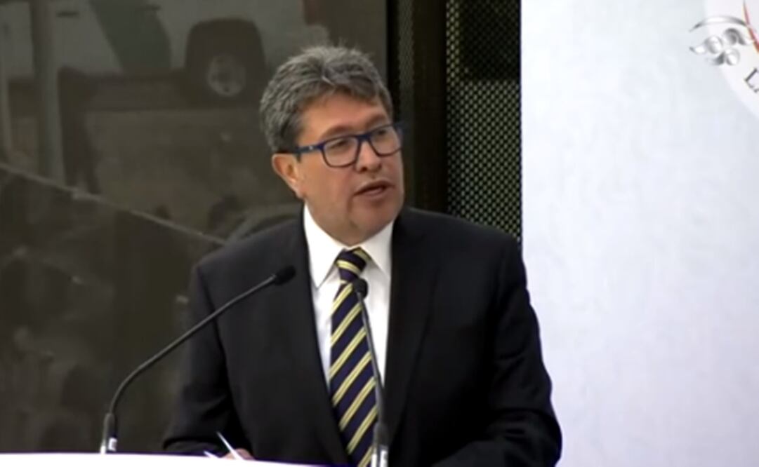 Ricardo Monreal, coordinador de Morena en el Senado / Foto: Tomada del video 