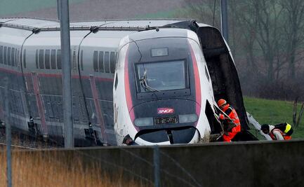 Descarrila tren de alta velocidad en Francia; hay al menos 20 heridos