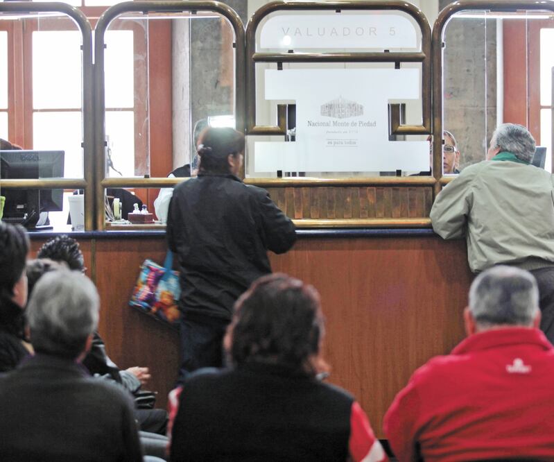 Entre los apoyos que Nacional Monte de Piedad ha otorgado por la pandemia destaca n los empeños con tasa preferencial de 2% a más de 5 mil empresarios. Foto: ARCHIVO EL UNIVERSAL