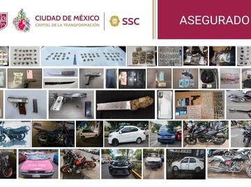 Detienen a 48 personas en CDMX; operativos de la SSC abarcaron 12 alcaldías en una semana