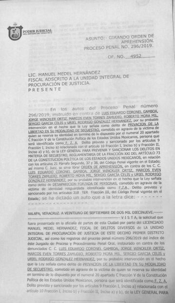 Circula presunta orden de aprehensión contra Jorge Winckler, exfiscal de Veracruz