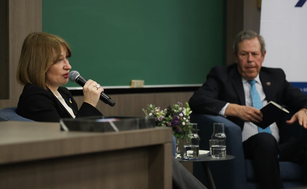 Oksana Dramarétska, embajadora de Ucrania en México. Foto: Carlos Mejía/ EL UNIVERSAL