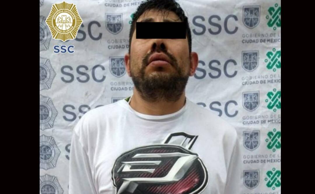 Foto: Especial/El Universal/ Alejandro alias El Macetas tras su detención
