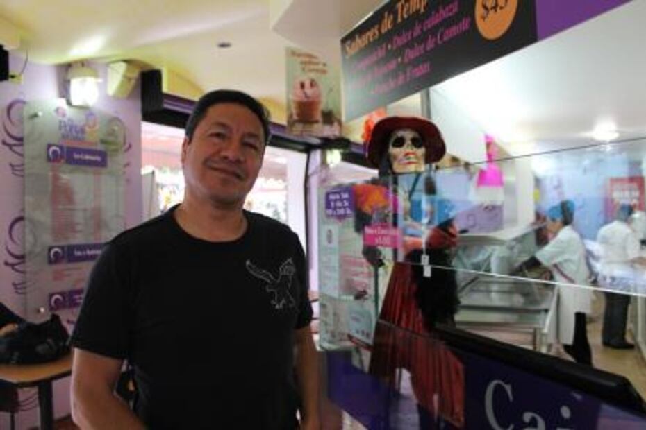 Prueba el helado de flor de cempasúchil en Coyoacán