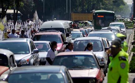 Reabren circulación en Reforma tras marcha de campesinos