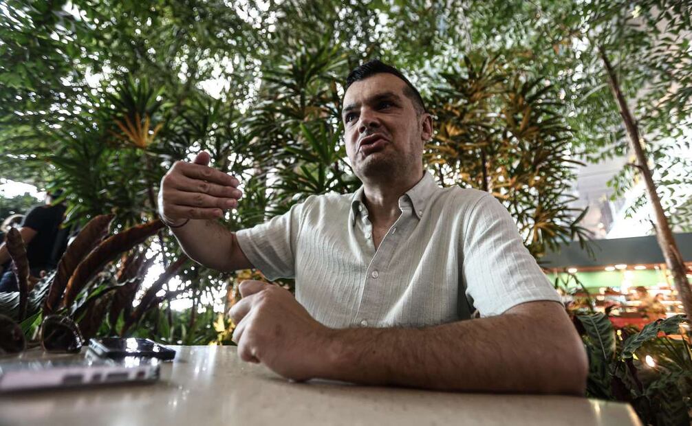 Entrevista a Jorge Triana, vocero del Partido Acción Nacional, respecto a las elecciones judiciales a nivel federal y municipales a nivel local. Foto: Gabriel Pano/EL UNIVERSAL