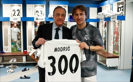 Modric cumple 300 juegos con el Real Madrid 