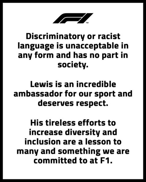 Hamilton, víctima de racismo en la F1