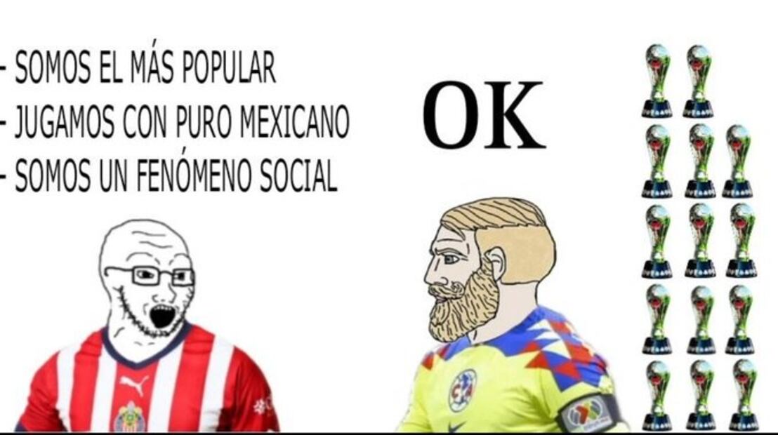 América goleó a Chivas; los MEMES se burlan del equipo rojiblanco por su actuación