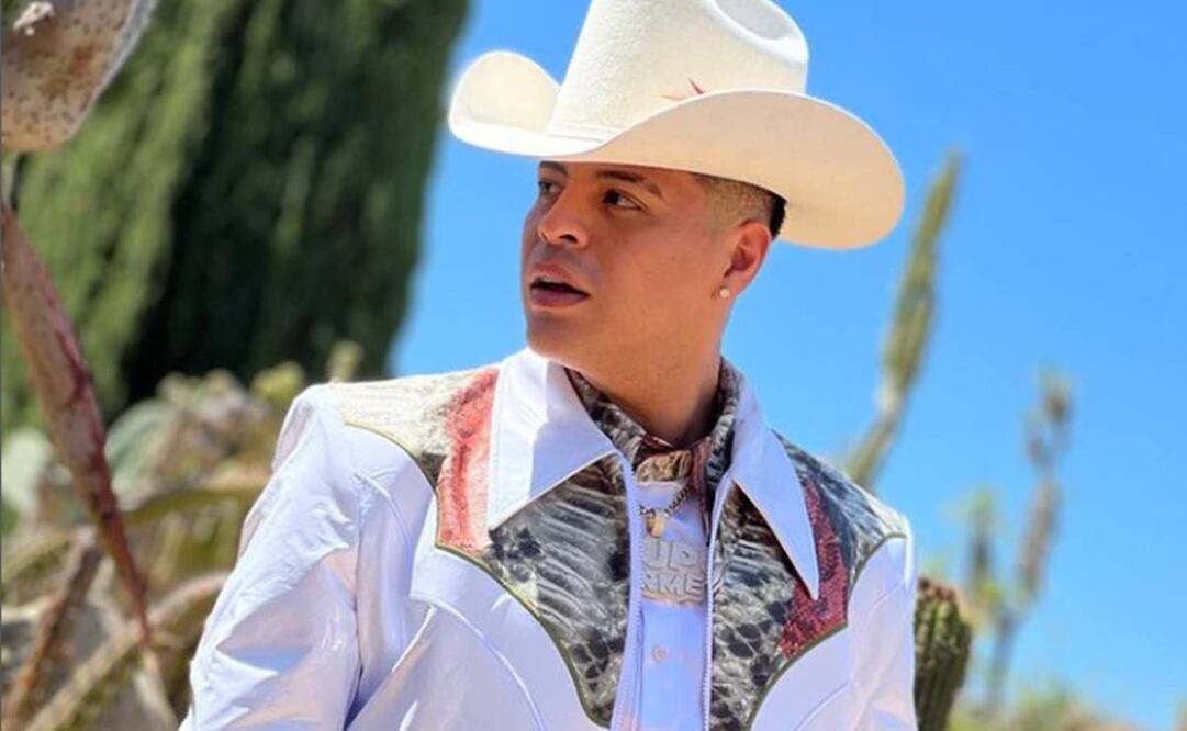 Eduin Caz, vocalista de Grupo Firme. Foto: Instagram Eduin Caz. 