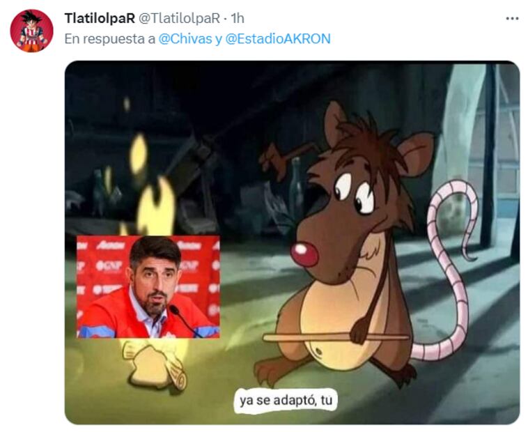Chivas recibe memes tras victoria sobre el Necaxa