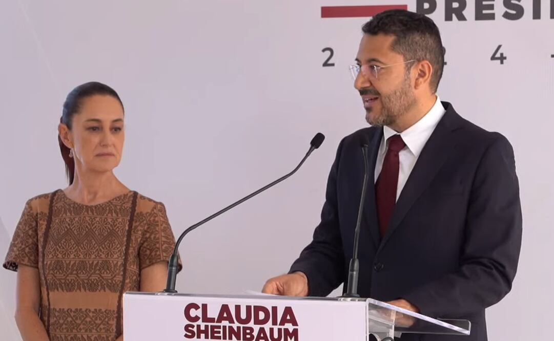 Martí Batres va como director del ISSSTE en gobierno de Claudia Sheinbaum. Foto: Captura