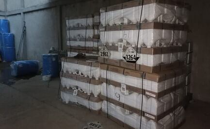 Tras cateos, decomisan vehículos y mercancía robada en inmuebles de Neza y Teoloyucan 