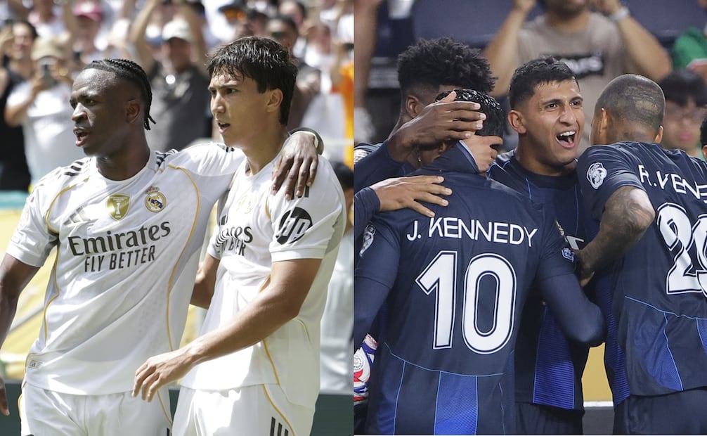 Real Madrid y Pachuca en partido, durante el Mundial de Clubes - Fotos: EFE