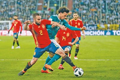 Dani Carvajal se integra a la concentración de España