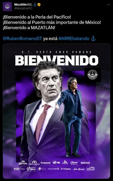 Rubén Omar Romano vuelve a la Liga MX; es nuevo DT del Mazatlán FC