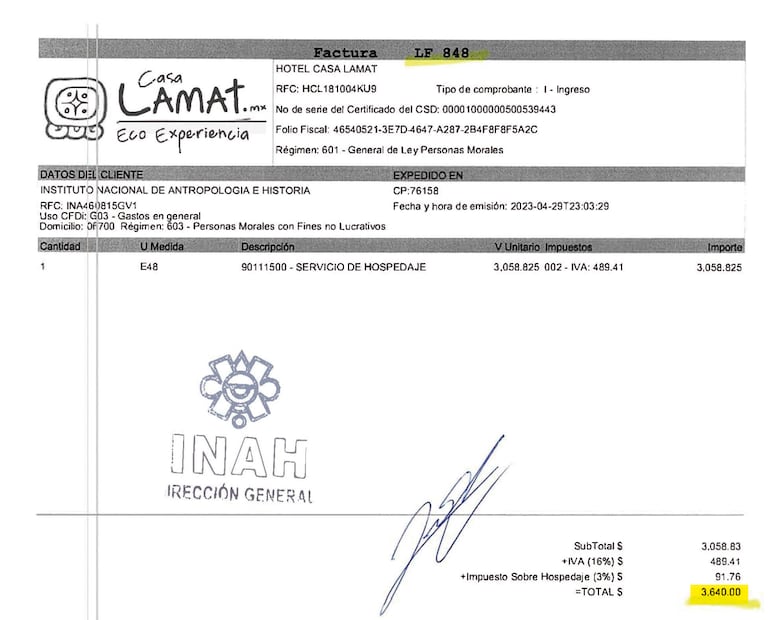 Durante una gira de trabajo por Quintana Roo, en abril pasado, el INAH reportó que Diego Prieto se hospedó una sola noche en el hotel Casa Lamat, por la que pagó 3 mil 640 pesos. Sin embargo, de otros viajes no hay registros de facturas de hotel. Foto: Especial
