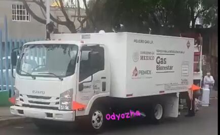 Así iniciaron las pruebas de reparto del Gas Bienestar en CDMX