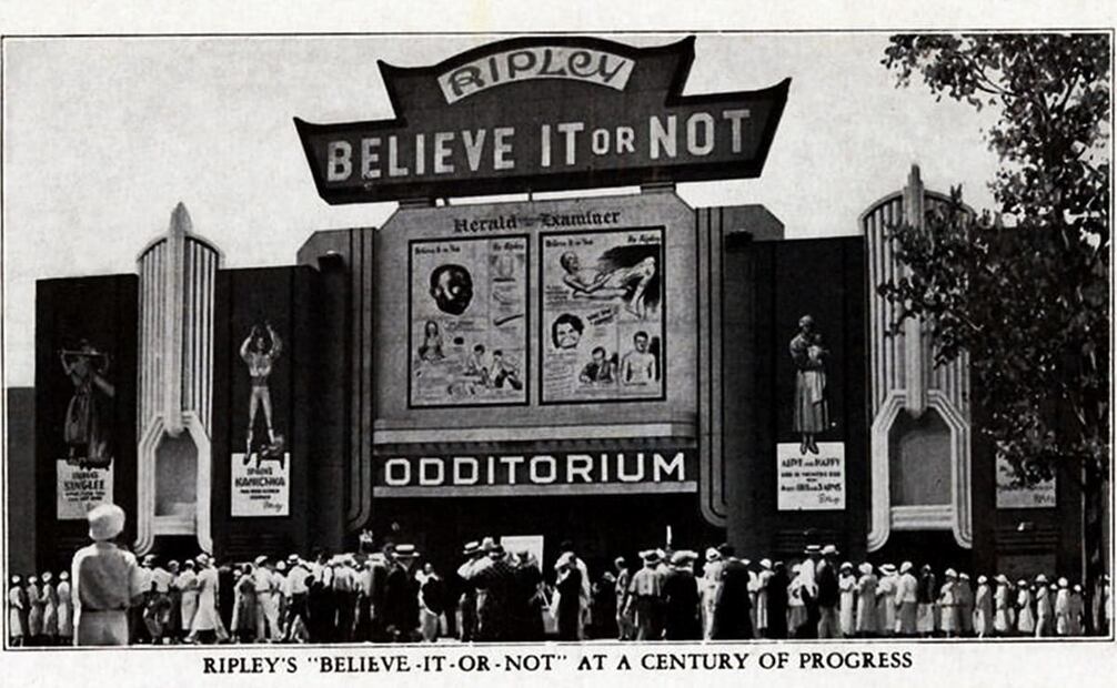 Museo Believe It or Not de Chicago fue el primero que Ripley abrió en 1933. Hoy en día, la marca tiene más de 100 atracciones en 10 países. Foto: Wikimedia Commons.