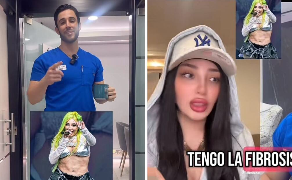 La cantante y figura pública Bellakath respondió públicamente a un video en el que el cirujano plástico Alberto Theurel analiza su abdomen en un video que se viralizo
Foto: Captura de pantalla en TikTok